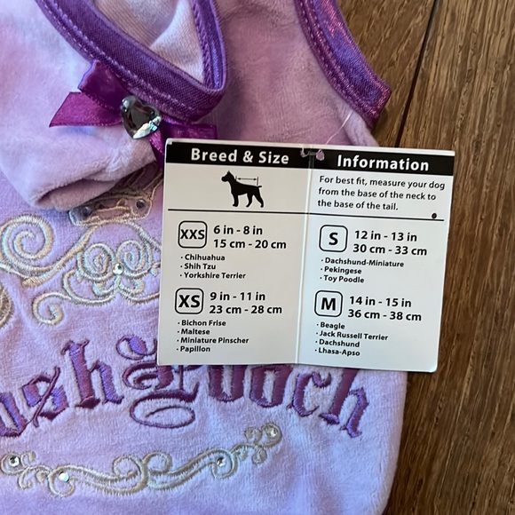*SOLD* Lulu Pink “Posh Pooch” Hoodie (Girl) XS - Picture 4 of 4